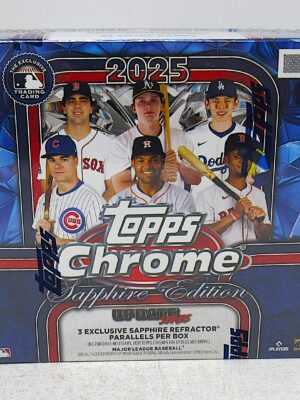 0331_17-1 2025 Topps Chrome Baseball Update Series Sapphire Edition Box (Hobby) (8/4)