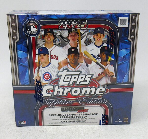 0331_17-1 2025 Topps Chrome Baseball Update Series Sapphire Edition Box (Hobby) (8/4)