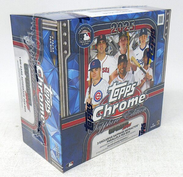 0331_18 2025 Topps Chrome Baseball Update Series Sapphire Edition Box (Hobby) (8/4)