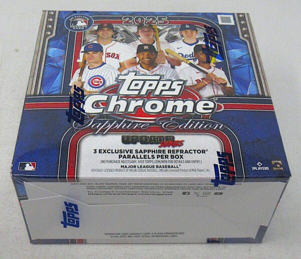 0331_19 2025 Topps Chrome Baseball Update Series Sapphire Edition Box (Hobby) (8/4)