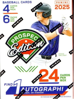 1_518125a0-8d32-4d5f-8b62-8605ccfb998c 2025 Panini Prospect Edition Baseball Blaster Box