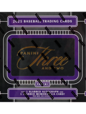 1_fb60fee2-a7bc-49c9-84da-94900ef9b9b8 2025 Panini Three & Two Baseball Hobby Box