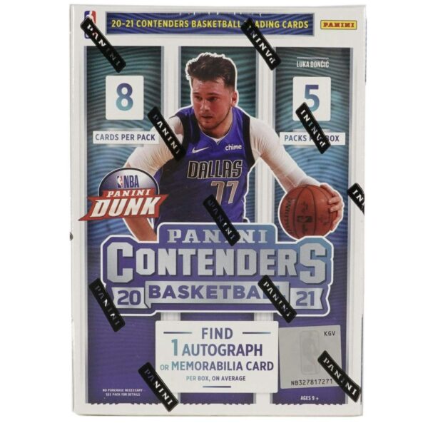 2020/21 Panini Contenders Basketball Blaster Box