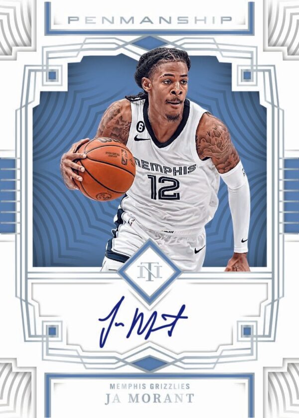2022-23PaniniNationalTreasuresBasketball-JaMorant 2022/23 Panini National Treasures Basketball Hobby Box