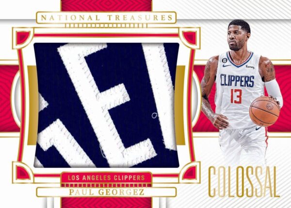 2022-23PaniniNationalTreasuresBasketball-PaulGeorgez 2022/23 Panini National Treasures Basketball Hobby Box