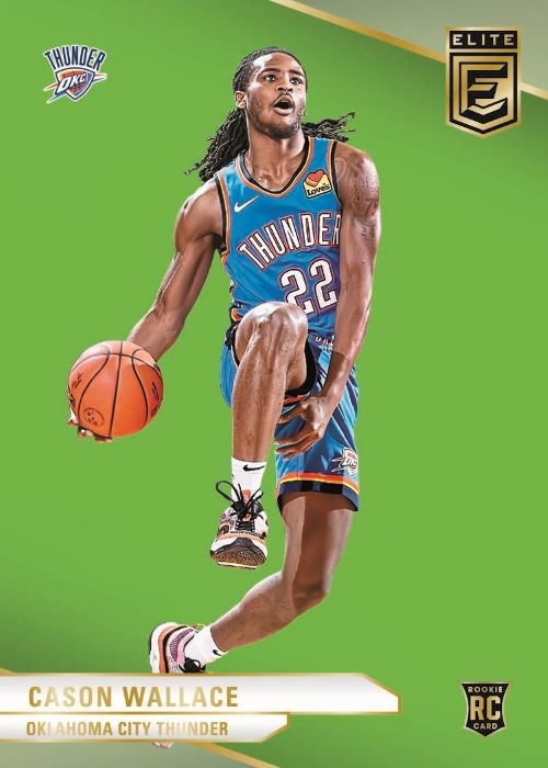 2023-24-Panini-Donruss-Elite-Basketball-Cards-Cason-Wallace-Neon-Green 2023/24 Panini Donruss Elite Basketball Hobby Box