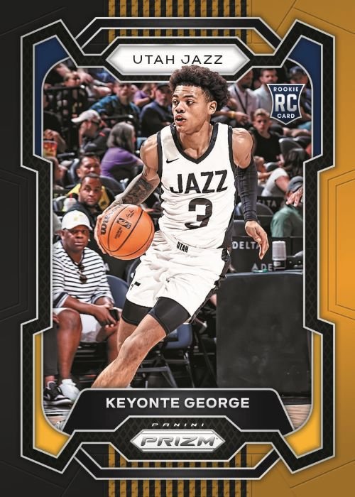 2023-24-Panini-Prizm-Basketball-Cards-Keyonte-George-Black-Gold 2023/24 Panini Prizm Basketball Hobby Box