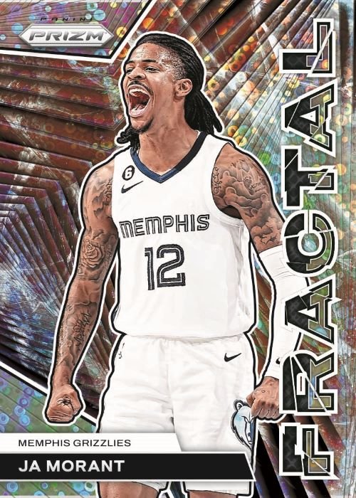 2023-24-Panini-Prizm-Fast-Break-Basketball-Cards-JA-Morant-Fractal 2023/24 Panini Prizm Basketball Fast Break Box