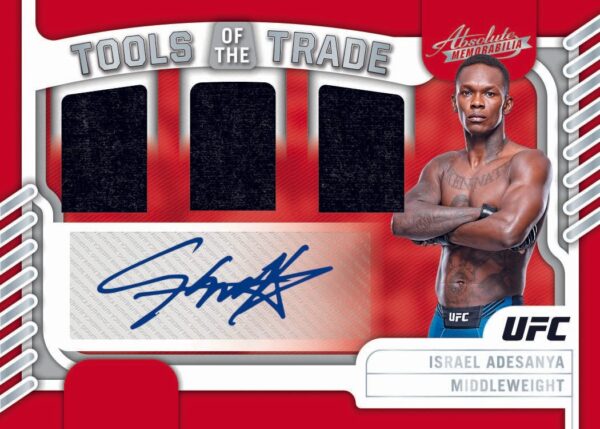 2023PaniniChroniclesUFC-IsraelAdesanya 2023 Panini Chronicles UFC Hobby Box