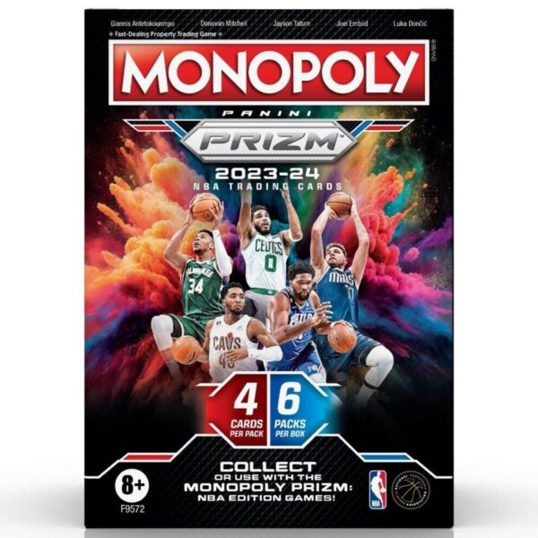 2023_24PaniniPrizmMonopoly_2 2023/24 Monopoly Prizm NBA Basketball Blaster Box