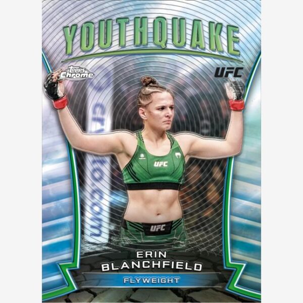 2024-Topps-Chrome-UFC-Cards-Erin-Blanchfield-Youthquake 2024 Topps Chrome UFC Hobby Box