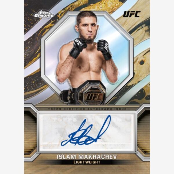 2024-Topps-Chrome-UFC-Cards-Islam-Makhachev-Marks-of-Champs 2024 Topps Chrome UFC Hobby Box