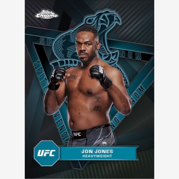 2024-Topps-Chrome-UFC-Cards-Jon-Jones-Spitting-Venom 2024 Topps Chrome UFC Hobby Box