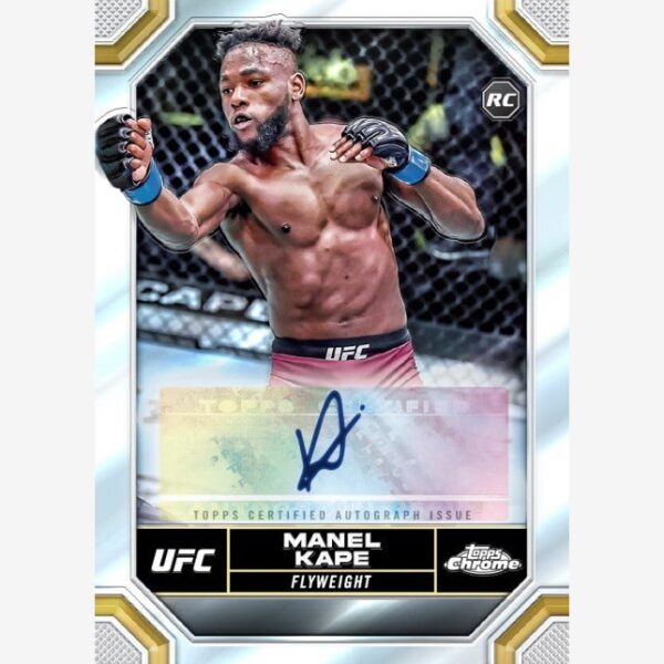 2024-Topps-Chrome-UFC-Cards-Manel-Kape 2024 Topps Chrome UFC Hobby Box