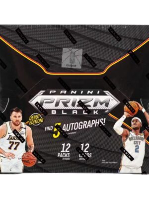 202425_Panini_Prizm_Black_Basketball_Hobby_box 2024/25 Panini Prizm Black Basketball Hobby