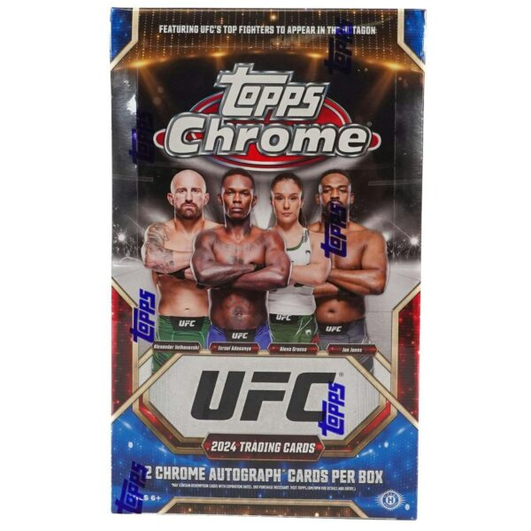 2024UFCToppsChrome_4 2024 Topps Chrome UFC Hobby Box