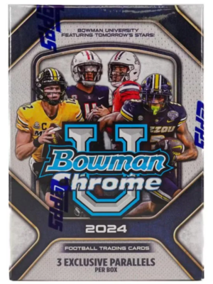 2024 Bowman University Chrome Football Value Box