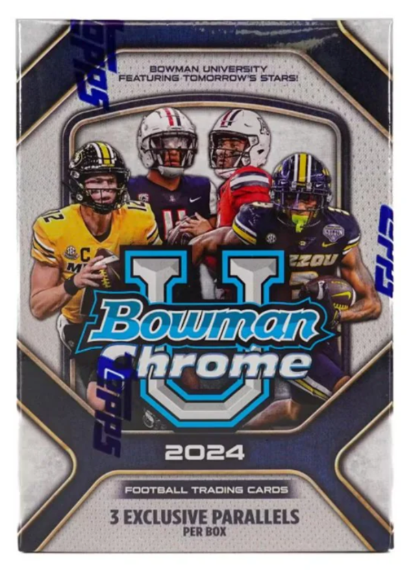 2024_Bowman_University_Chrome_Football_Value_Box 2024 Bowman University Chrome Football Value Box