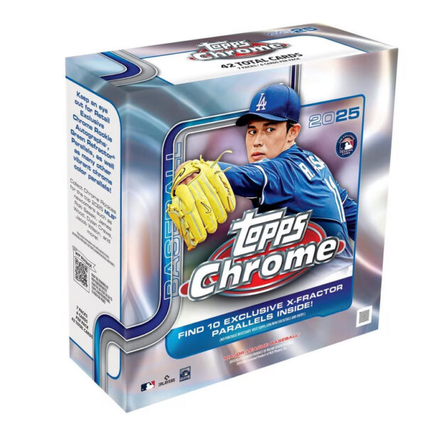 2025-Topps-Chrome-Baseball-Mega-Box 2025 Topps Chrome Baseball Mega Box