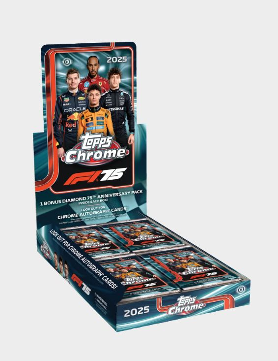 2025-topps-chrome-f1-box_0c44a682-6c85-4f1f-b364-825fd0962b8b.jpg 2025 Topps Chrome Formula 1 Racing Hobby Box