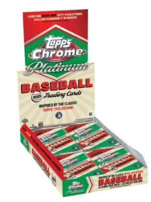 2025ToppsChromePlatinumBaseballHobbyBox-1 2025 Topps Chrome Platinum Baseball Hobby Box