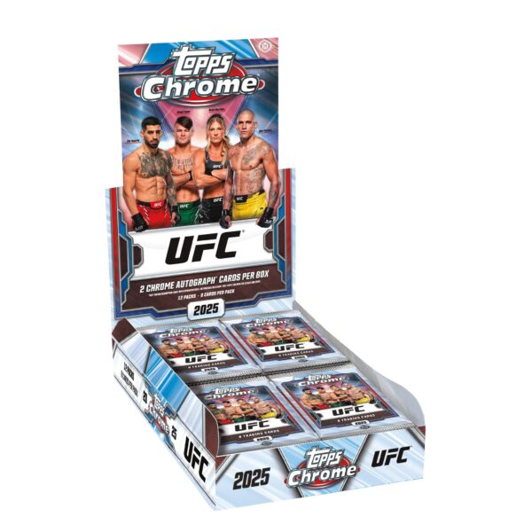 2025ToppsChromeUFCHobbyBox 2025 Topps Chrome UFC Hobby Box