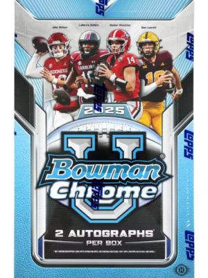2025 Bowman University Chrome Football Hobby Box