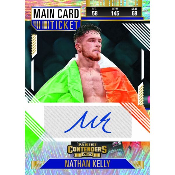2025_Panini_Contenders_PFL_Cards-Nathan_Kelly 2025 Panini Contenders PFL Professional Fighters League Hobby Box