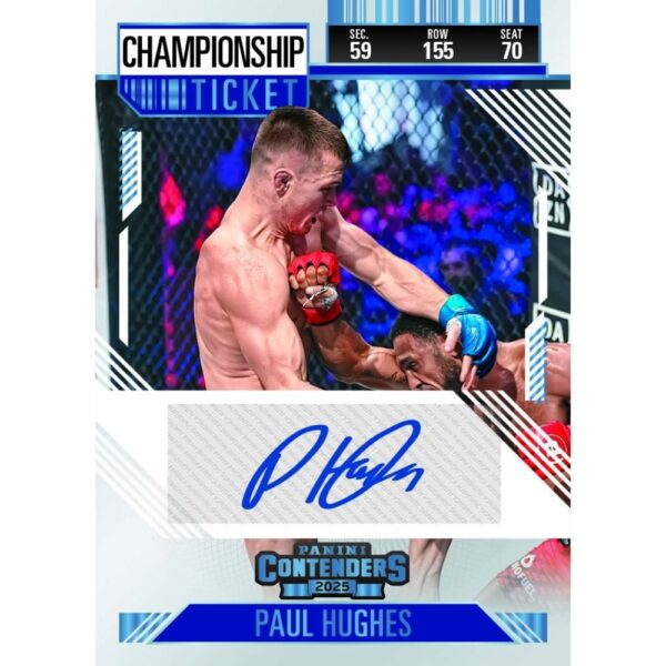 2025_Panini_Contenders_PFL_Cards-Paul_Hughes 2025 Panini Contenders PFL Professional Fighters League Hobby Box