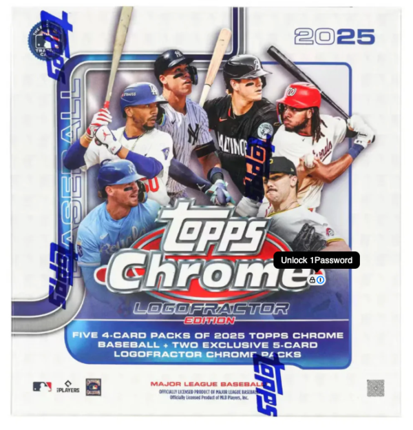 2025_Topps_Chrome_Logofractor_Baseball 2025 Topps Chrome Logofractor Edition Baseball