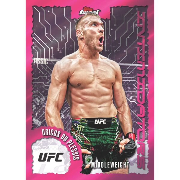 2025_Topps_Finest_UFC_Cards-Dricus_Du_Plessis 2025 Topps Finest UFC Hobby Box