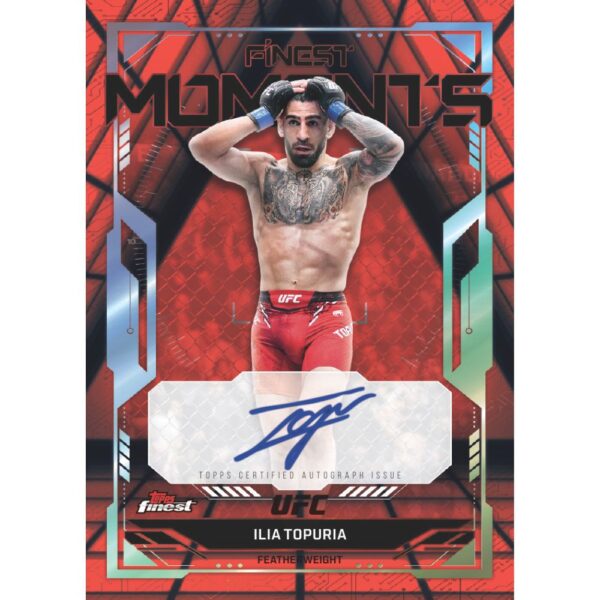 2025_Topps_Finest_UFC_Cards-Ilia_Topuria 2025 Topps Finest UFC Hobby Box