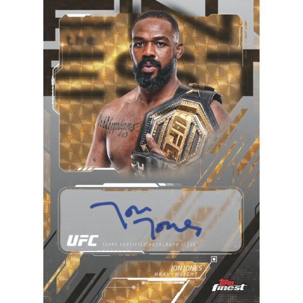 2025_Topps_Finest_UFC_Cards-Jon_Jones 2025 Topps Finest UFC Hobby Box