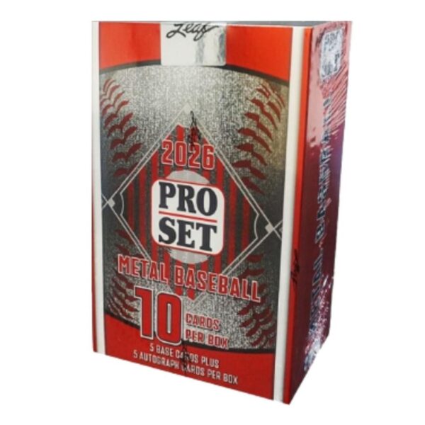 2026LeafProSetMetalBaseballHobbyBox 2026 Leaf Pro Set Metal Baseball Hobby Box