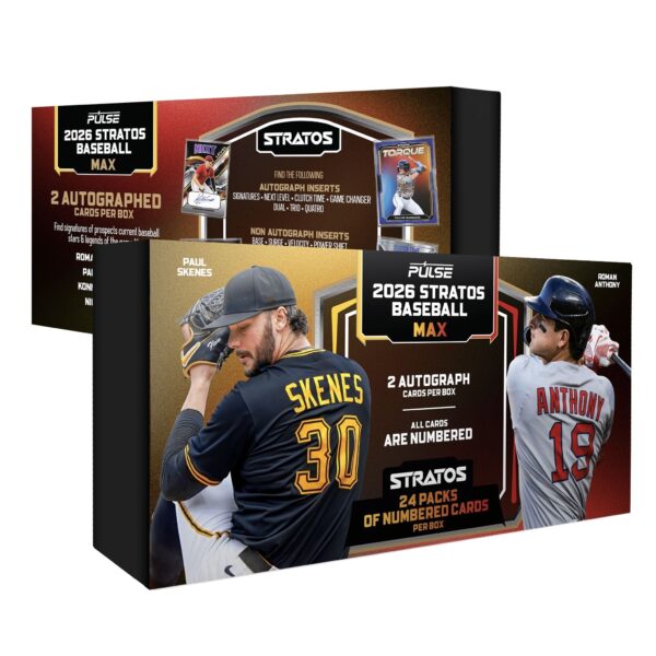 2026PulseStratosBaseballHobbyMaxEditionBox 2026 Pulse Stratos Baseball Hobby Max Edition Box (Presell)