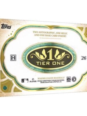 2026ToppsTierOneBaseballHobbyBox 2026 Topps Tier One Baseball Hobby Box (Presell)