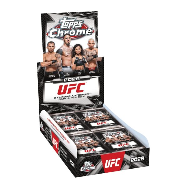 2026ToppsUFCChromeHobbyBox 2026 Topps Chrome UFC Hobby Box