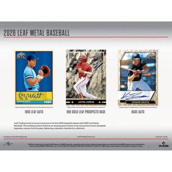 2026 Leaf Metal Baseball Jumbo Box