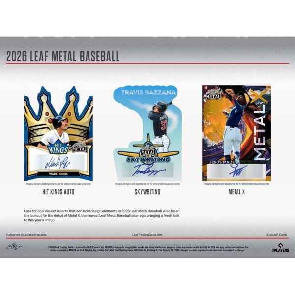 2026_leaf_metal_baseball_ss-5 2026 Leaf Metal Baseball Hobby Box