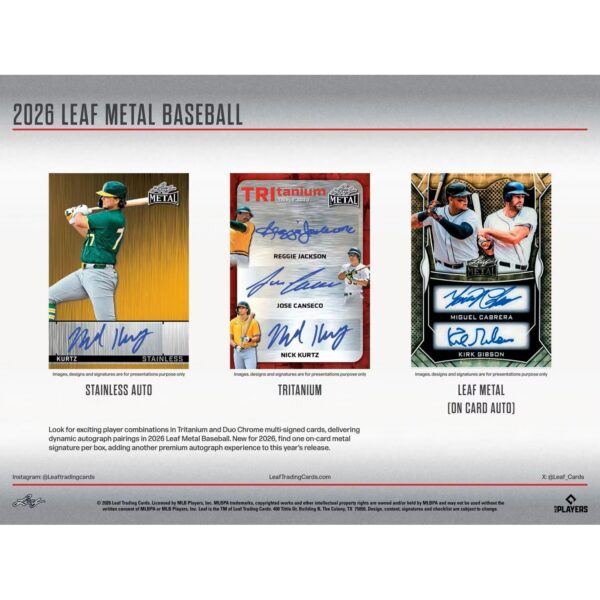 2026_leaf_metal_baseball_ss-6 2026 Leaf Metal Baseball Hobby Box