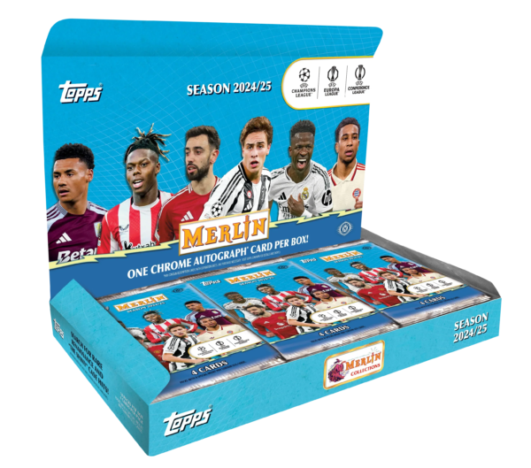 21fce8edfd29755bf11c13dc6e9f428239f001e9_25UCCM_FGC6236_HOBBY 2024/25 Topps Merlin UEFA Club Competitions Hobby Box