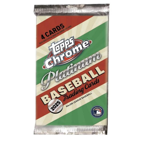 25-chromebb-platinum-hobby-pack 2025 Topps Chrome Platinum '55 Baseball Hobby Box