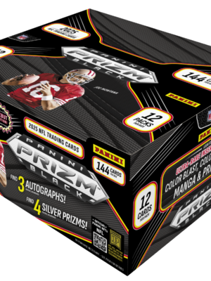 25_prizmblackfb_hobbybox_c2049-i_1 2025 Panini Prizm Black NFL Trading Card Box (Hobby)