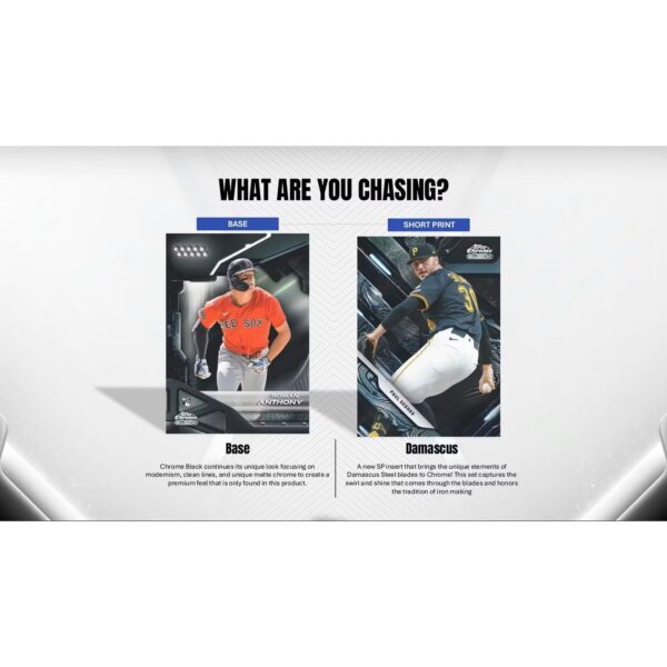 26-chromeblackbb-ss-4 2026 Topps Chrome Black Baseball Hobby Box