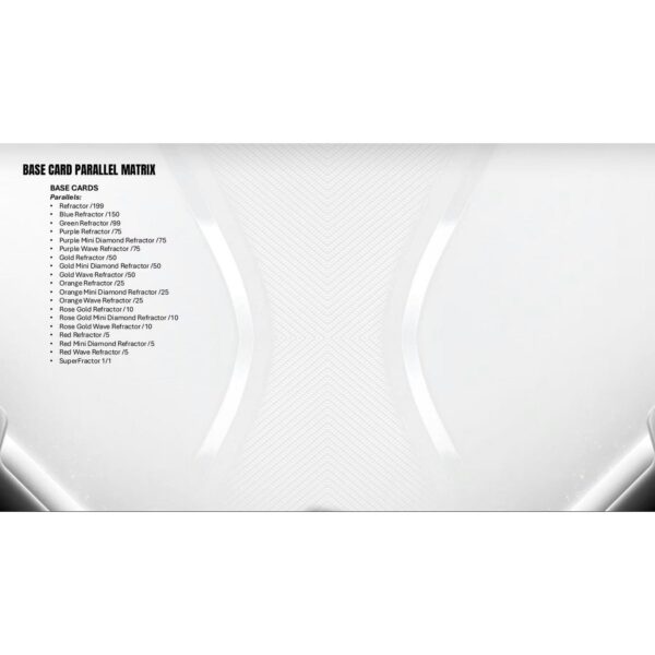 26-chromeblackbb-ss-6 2026 Topps Chrome Black Baseball Hobby Box