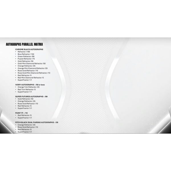 26-chromeblackbb-ss-8 2026 Topps Chrome Black Baseball Hobby Box