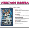 2026 Topps Heritage Baseball Blaster Box