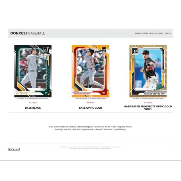 2026 Panini Donruss Baseball Hobby Box