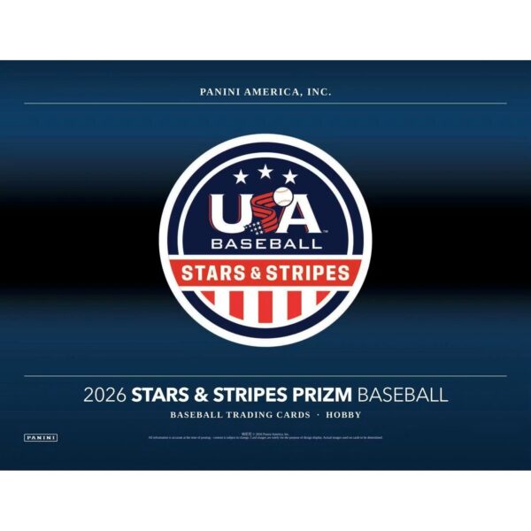 2026 Panini Stars & Stripes Prizm Baseball Hobby Box