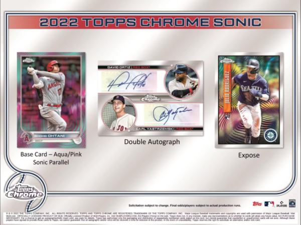 2_2581612c-04b1-4890-b2db-f20e752e3b5e 2022 Topps Chrome Sonic Baseball Hobby LITE Box